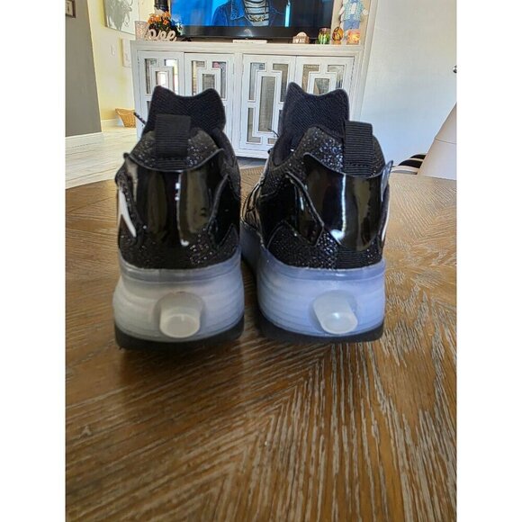 Big Kids Black Ainvlenan Light-Up Roller Sneakers Skates, EU Size 35, US 4.5 - Picture 5 of 16